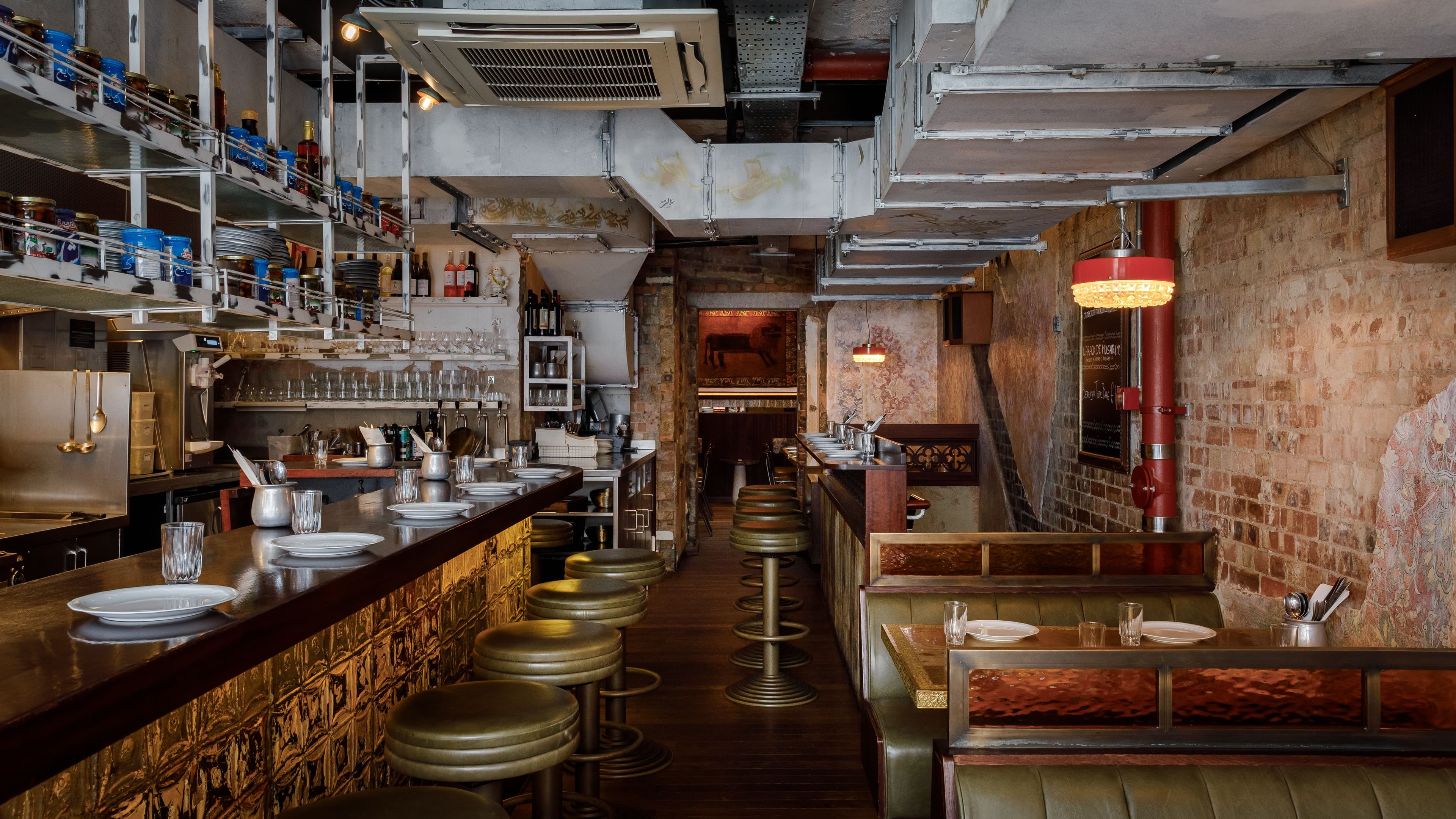 Persian kababi dishes at Berenjak on Romilly Street, Soho